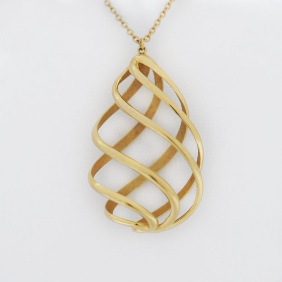 TIFFANY & CO. 18K Paloma Picasso Venezia Luce Pendant Necklace - Picture 2 of 5